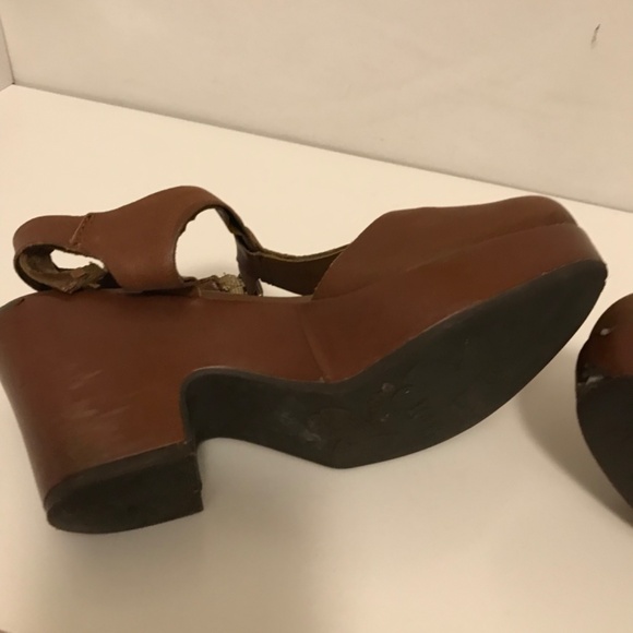 Korks by Kork Ease Brown Leather Platform Sandals size 7 - Picture 11 of 16